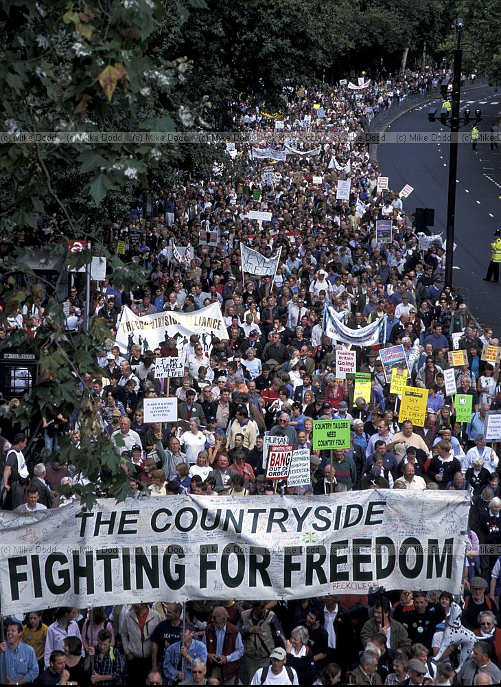 Countryside march London 2002