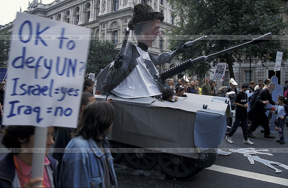 Anti-war march London 2002