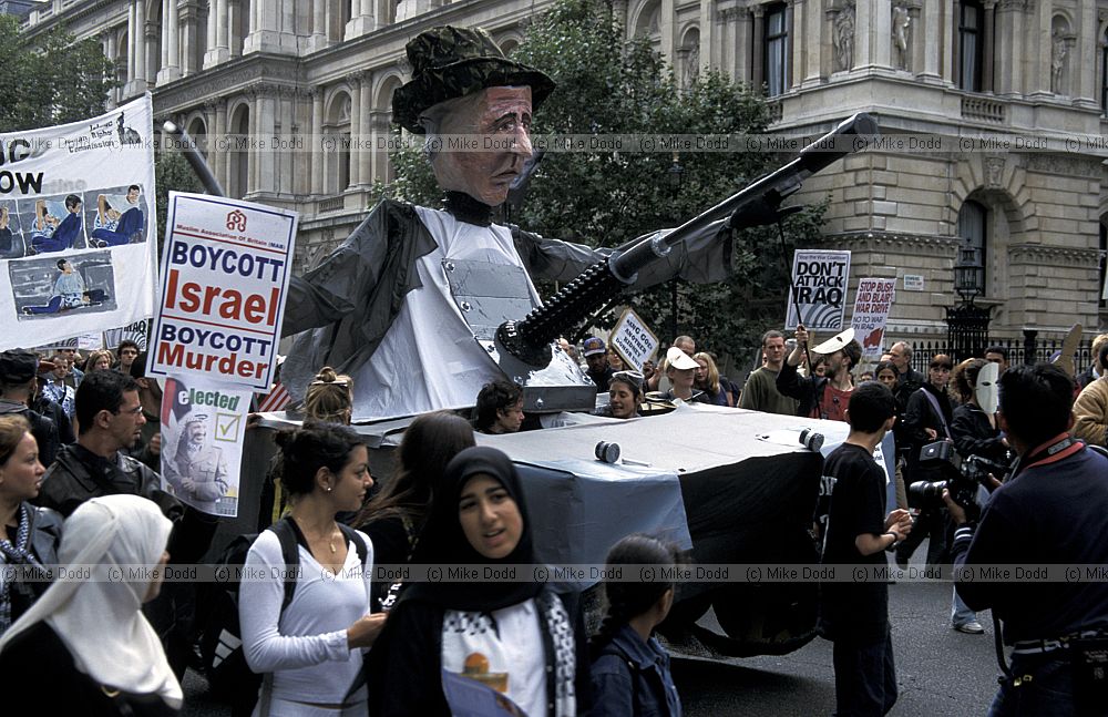 Anti-war march London 2002