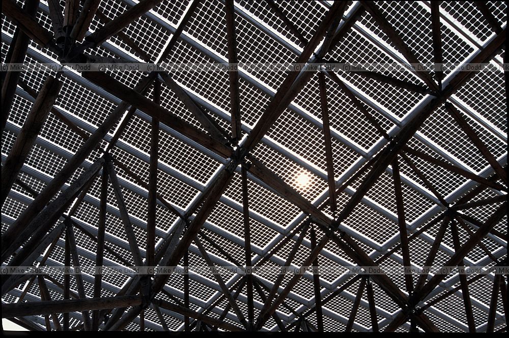 Solar panels at the earth centre