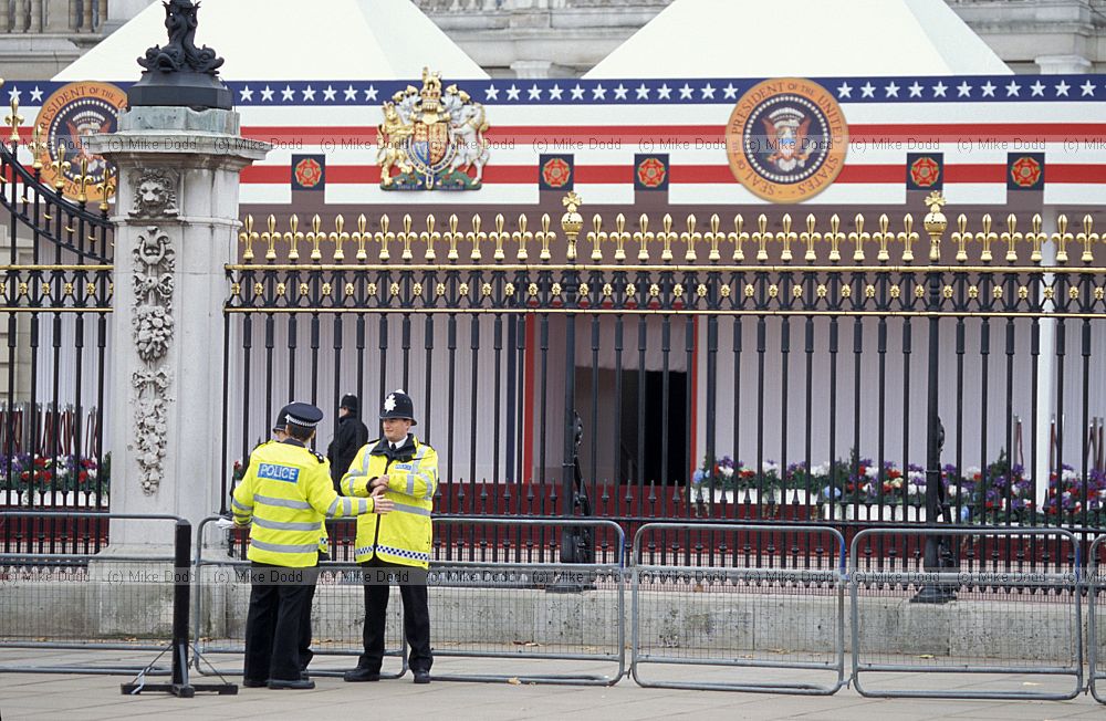 President Bush preparations Buckingham palace