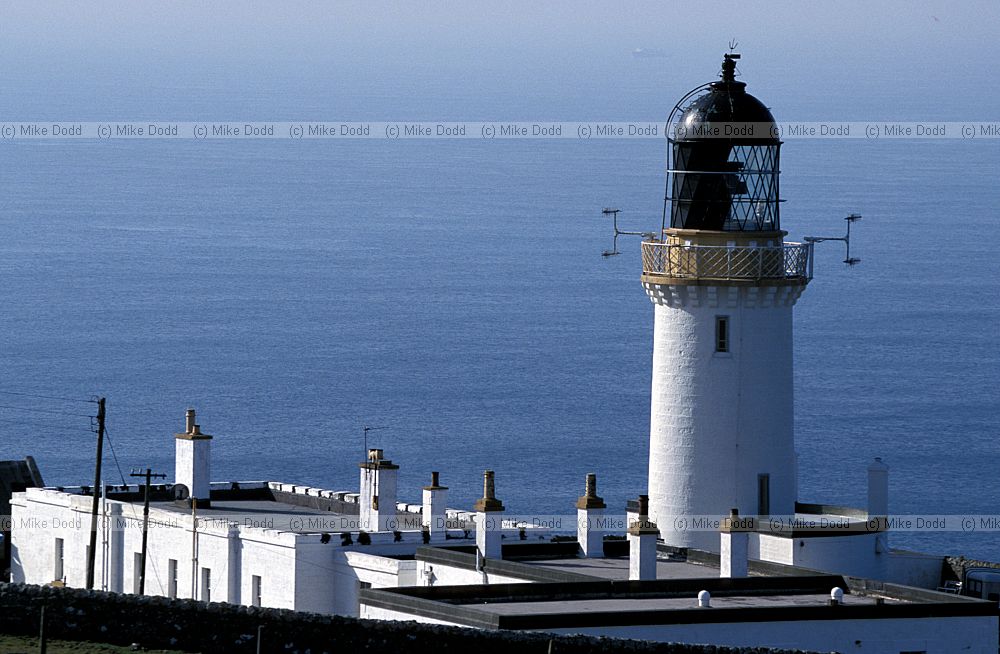 Dunnett head lighthouse north of Scotland