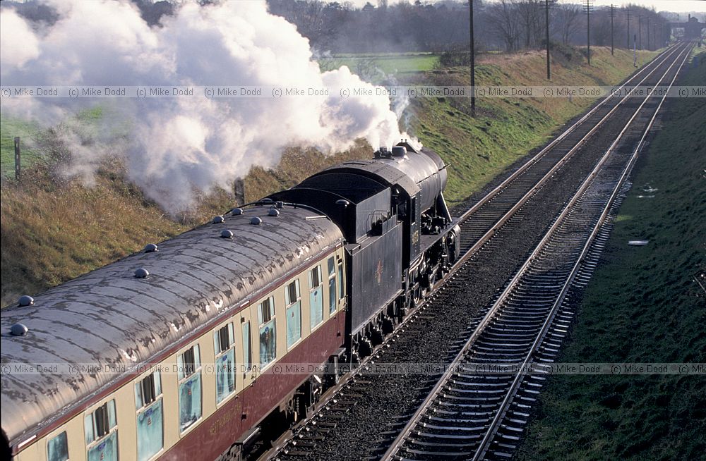 Steam train Great central railway near Quorn Leicestershire