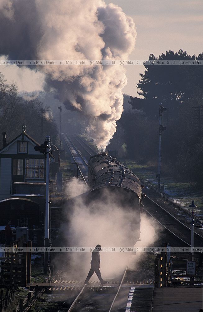 Steam train Great central railway near Quorn Leicestershire