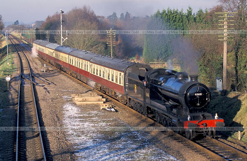Steam train Great central railway near Quorn Leicestershire