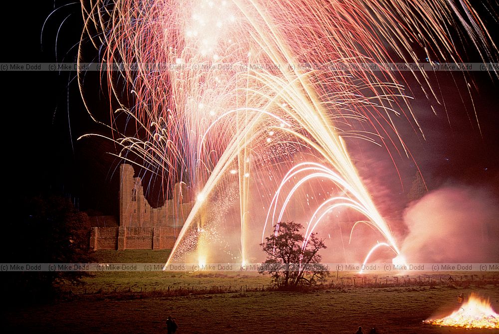 Fireworks Kenilworth castle