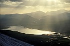 Loch Tulla from mountain Scotland