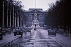 The Mall and buckingham palace in the rain taken on Scotch 1000 film