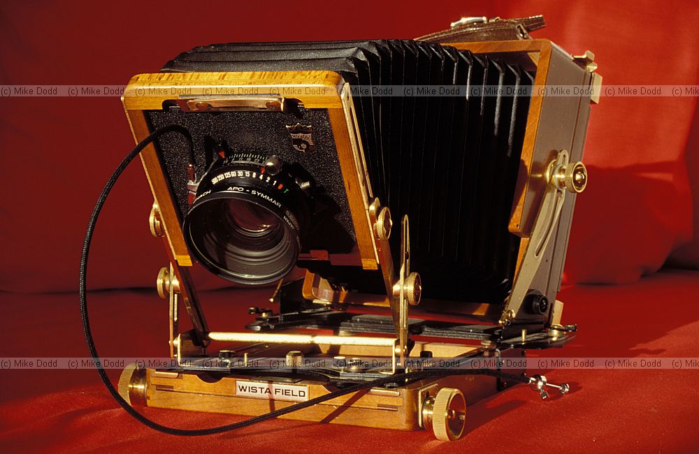 Wista 5x4 inch cherry wood large format camera