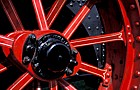 Traction engine wheel