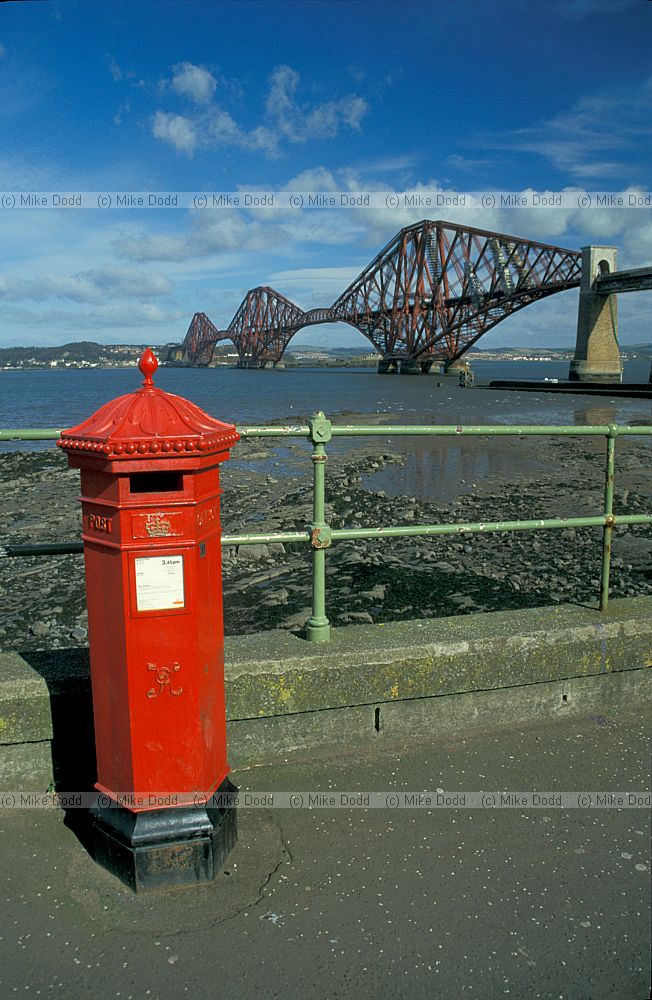 Postbox Forth Bridge Edinburgh