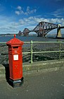 Postbox Forth Bridge Edinburgh