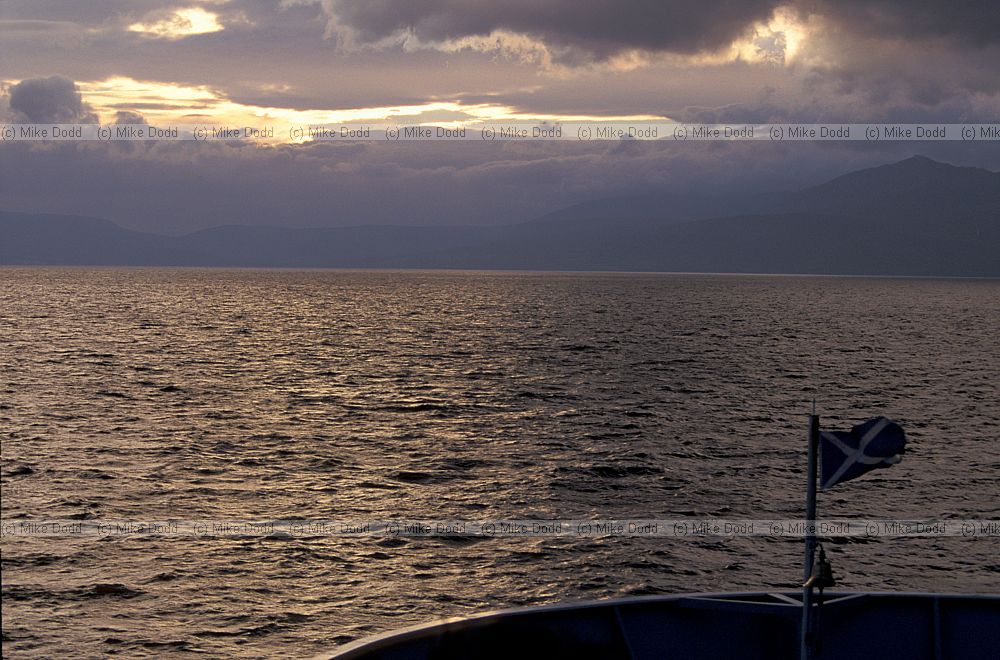 Over the sea to the Isle of Arran Scotland