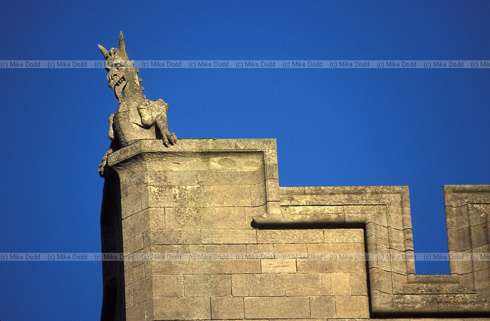 Stone figure Woburn church
