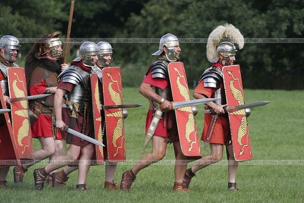 Roman army soldiers
