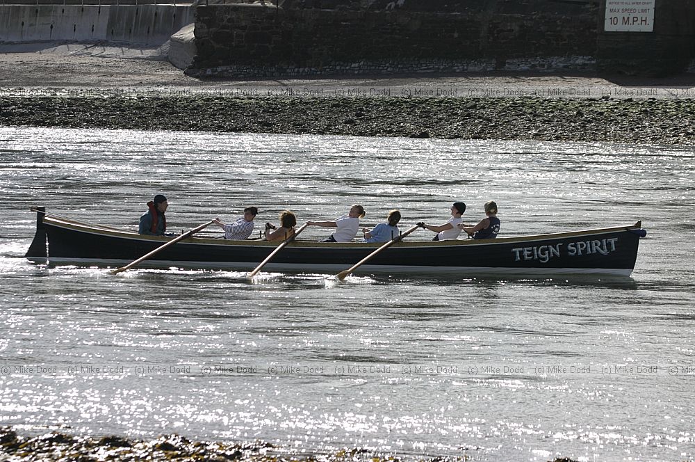 Rowers against the tide Teignmouth