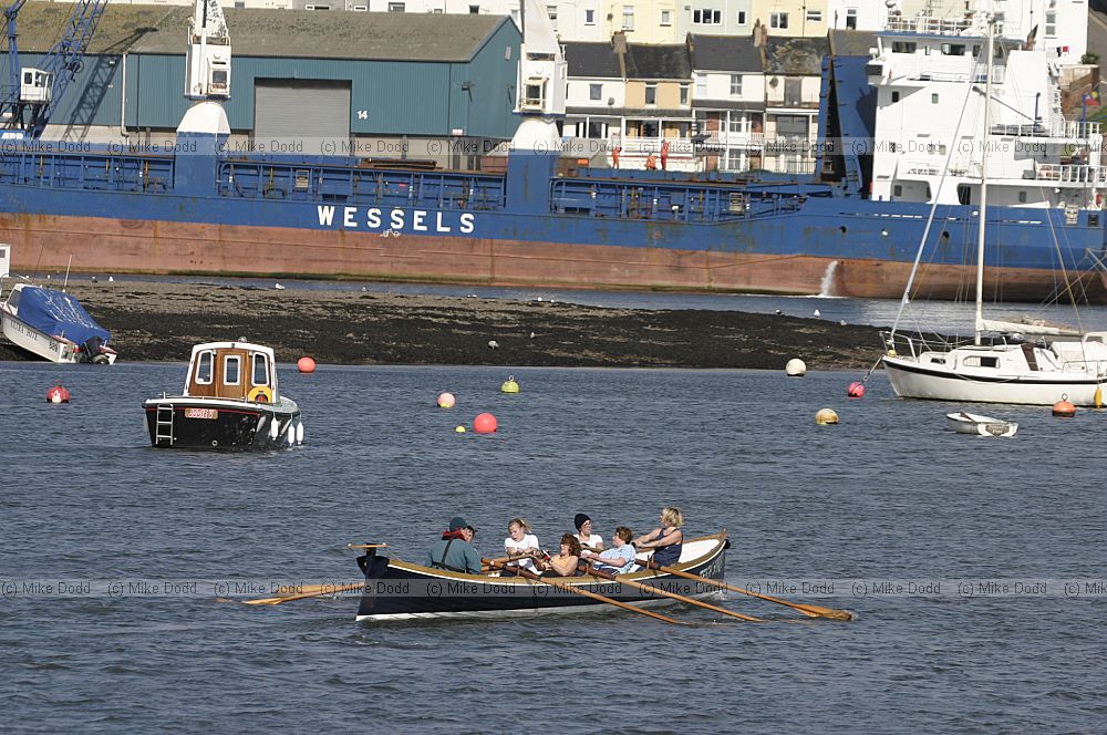 Rowers against the tide Teignmouth