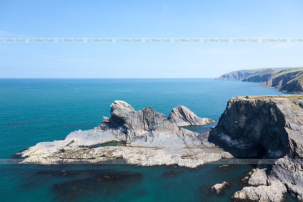 coast path near Careg Wylan