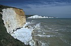 chalk cliffs coastline Cuckmere haven Seven sisters Sussex