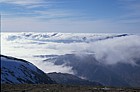 Above cloud sea from Helvellyn, Lake District