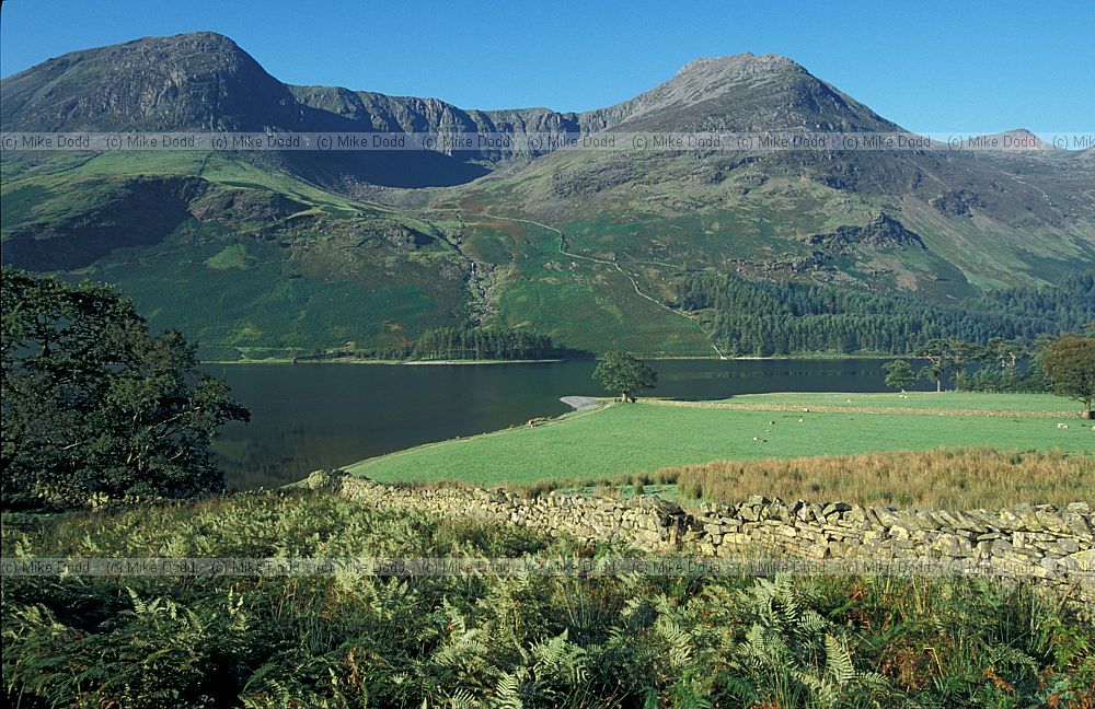 High Stile mountain with Buttermere foreground