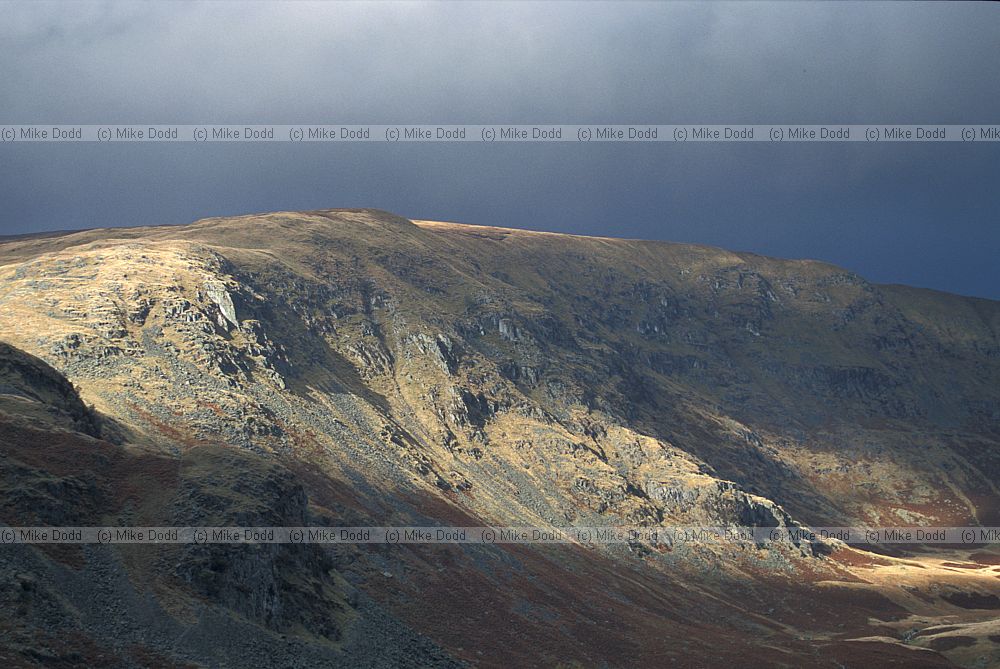 Hillside dramatic lighting Hawswater, Lake District