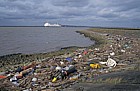 Rubbish on Shore line Thames estuary
