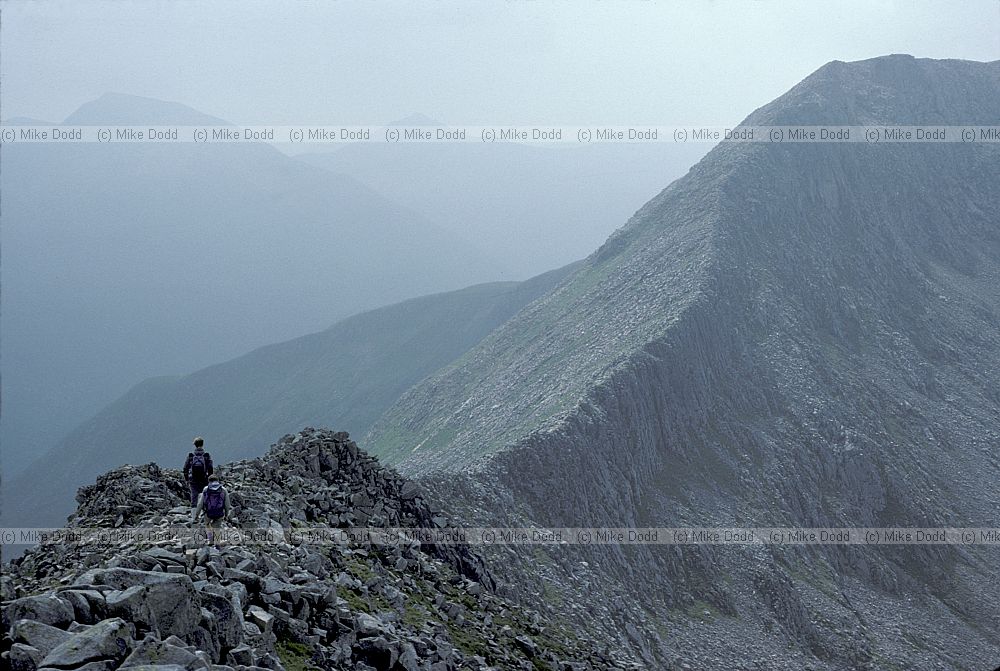 Ridge towards Ben Nevis, Scotland
