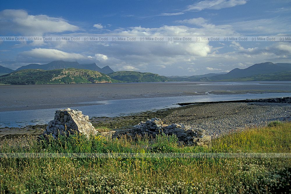 Ben Loyal and estuary from Tongue