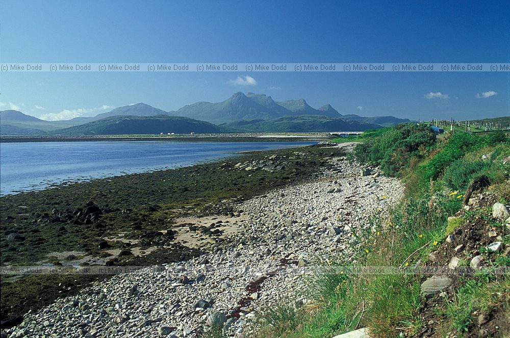 Ben Loyal and estuary from Tongue