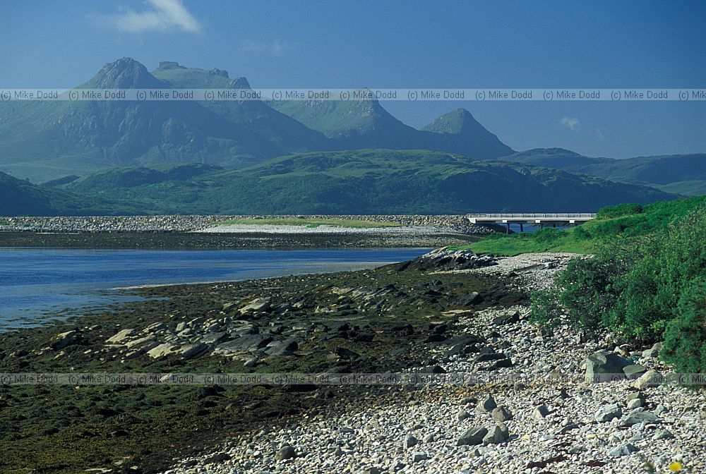 Coastline and Ben Loyal, Scotland