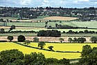 Farmland with oilseed rape Lacy Green, Buckinghamshire