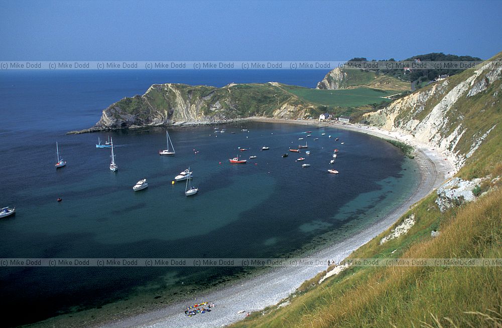 Lulworth cove coastline, Dorset