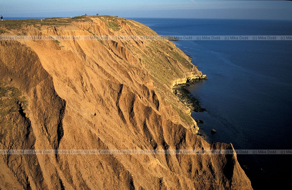 Cliffs and erosion Filey, Yorkshire