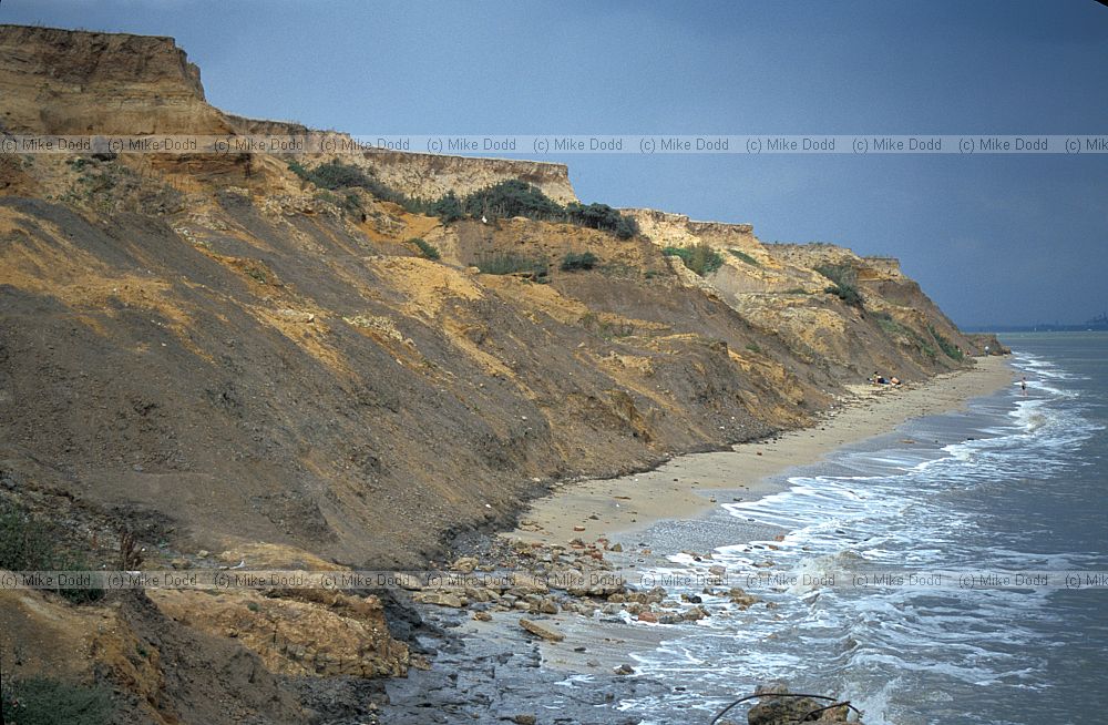 Cliffs Walton on the Naze, Essex