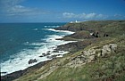 Pendeen watch coastline, waves, Cornwall