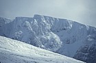 Ben Nevis covered in snow Scotland