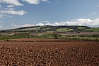 Red soils in a farming landscape Herefordshire