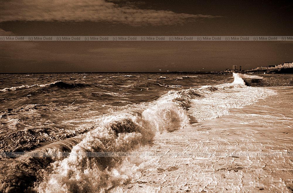 Stormy sea, Brighton