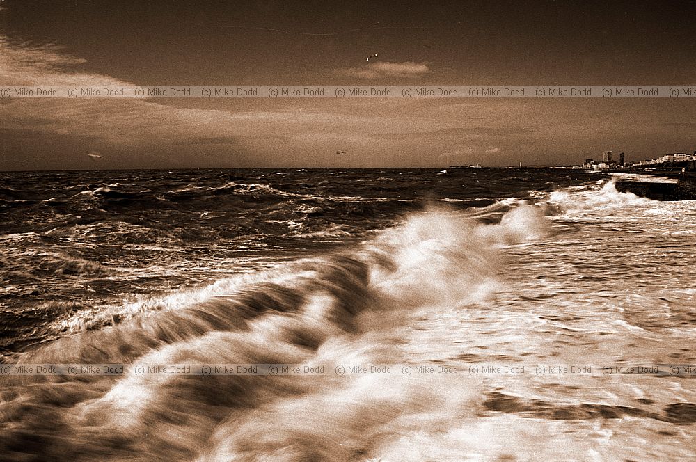 Stormy sea, Brighton