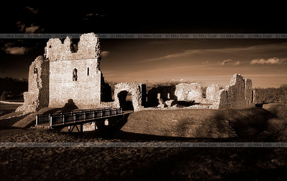 Ogmore castle south Wales