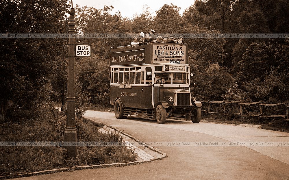 Old bus, downland museum, Sussex