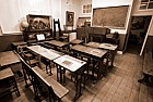 Old schoolroom, museum, Milton Keynes
