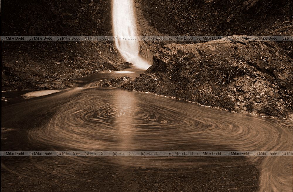 Swirly water, south Wales