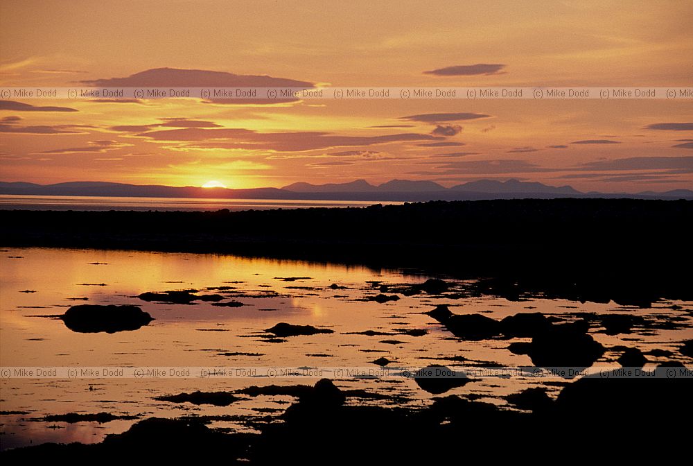 sunset Galway bay