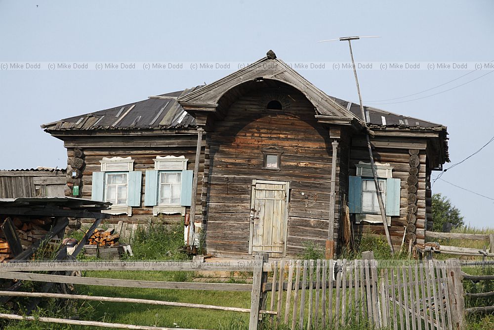Traditional wooden houses Shapsha