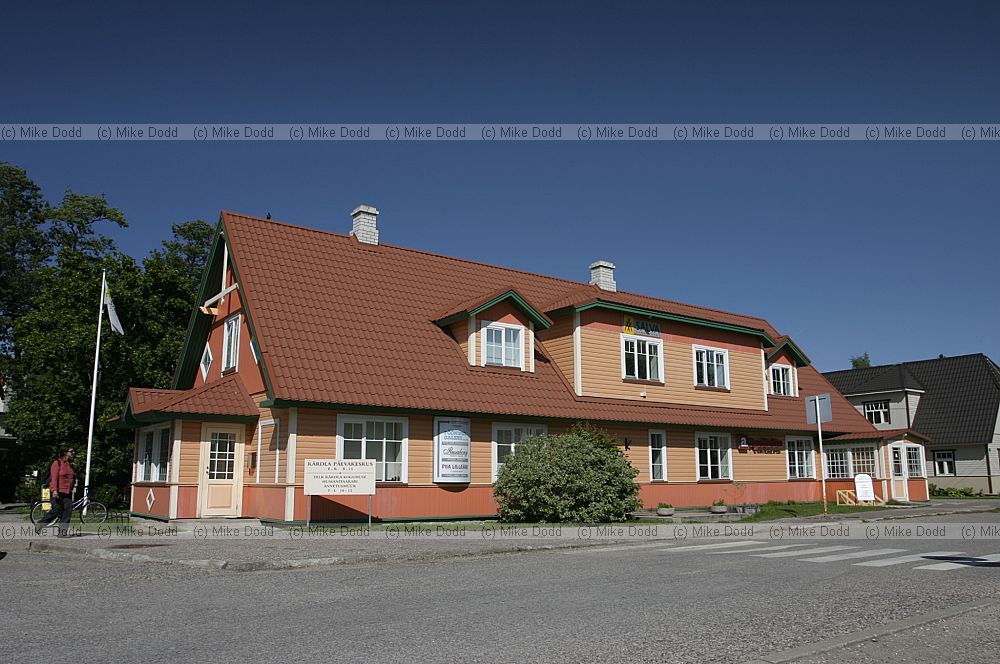 Building in Kardla town
