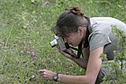 JanaJ photographing Cephalanthera rubra