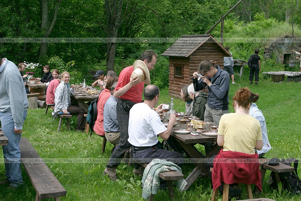 orchid workshop people at Soera museum