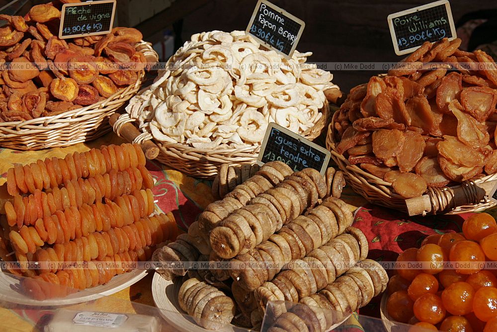 Fruit and vegetables in market Dijon